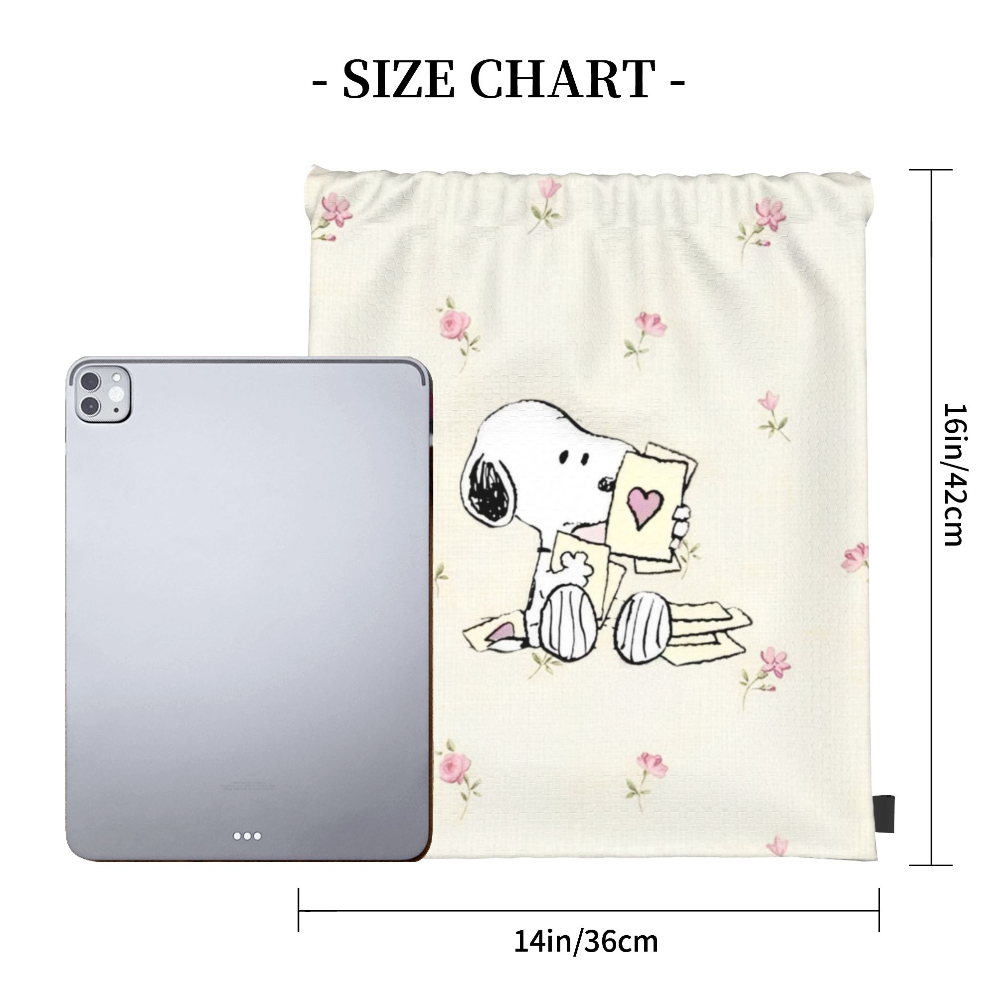 S-Snoopys Loving Gesture Backp - Drawstring Gym Bag review and price