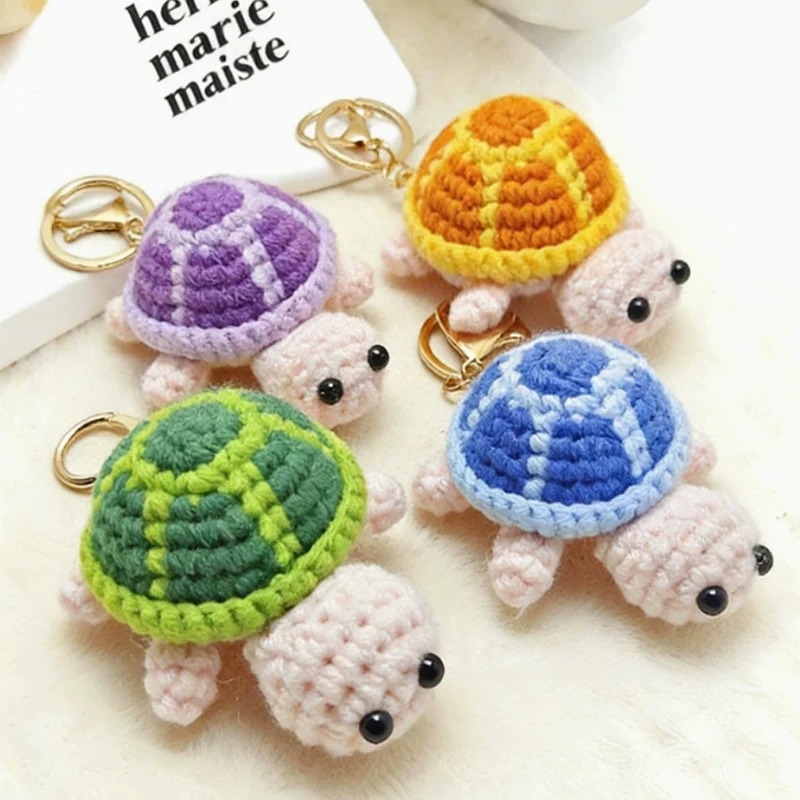 Hand Crocheted Turtle Keychain - Mini Backpack Purse review and price