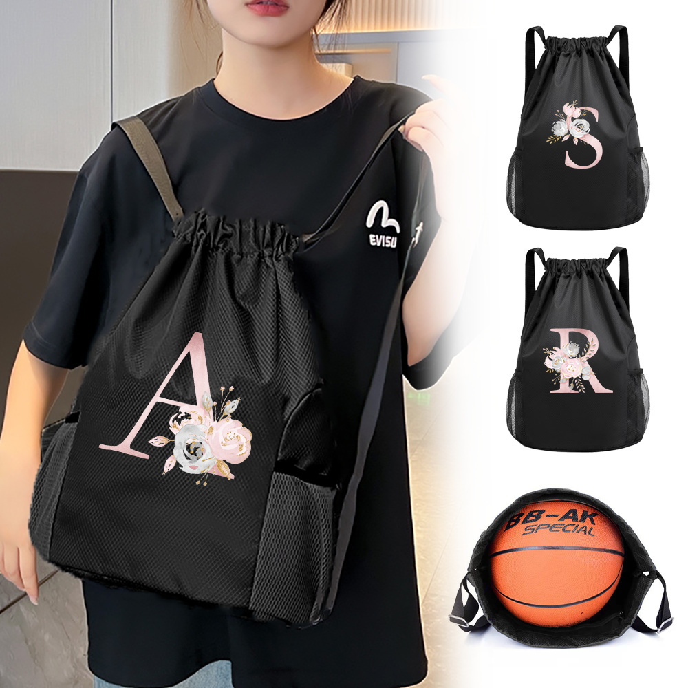 Black drawstring bag, gym back - Drawstring Gym Bag review and price